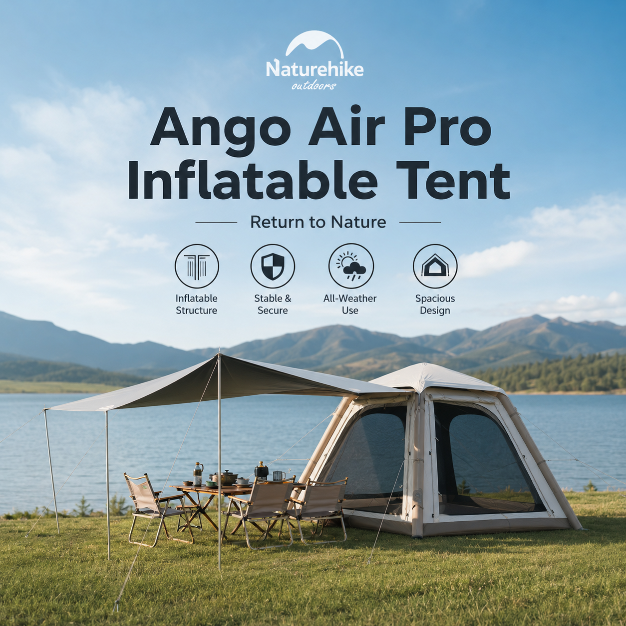 Naturehike Ango Air Pro Inflatable Tent