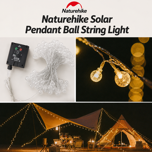 Naturehike Solar Pendant Ball String Light