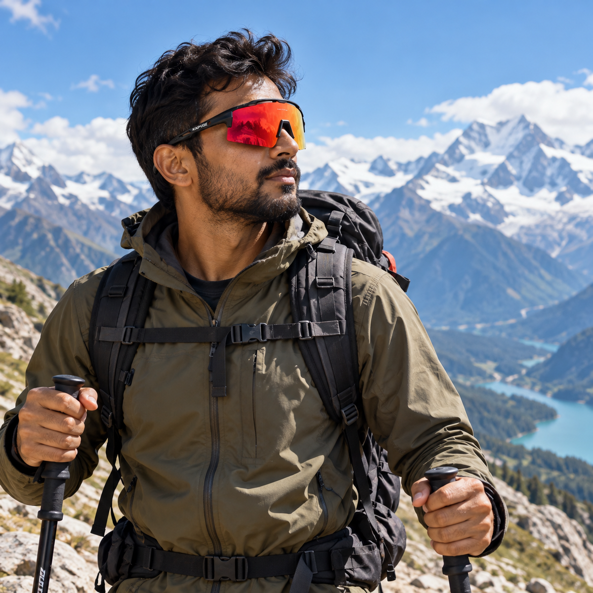 KAPVOE Hiking Outdoor Adventure Glasses TK75