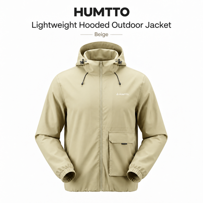 HUMTTO Men’s Lightweight Hooded Outdoor Jacket 39J763A