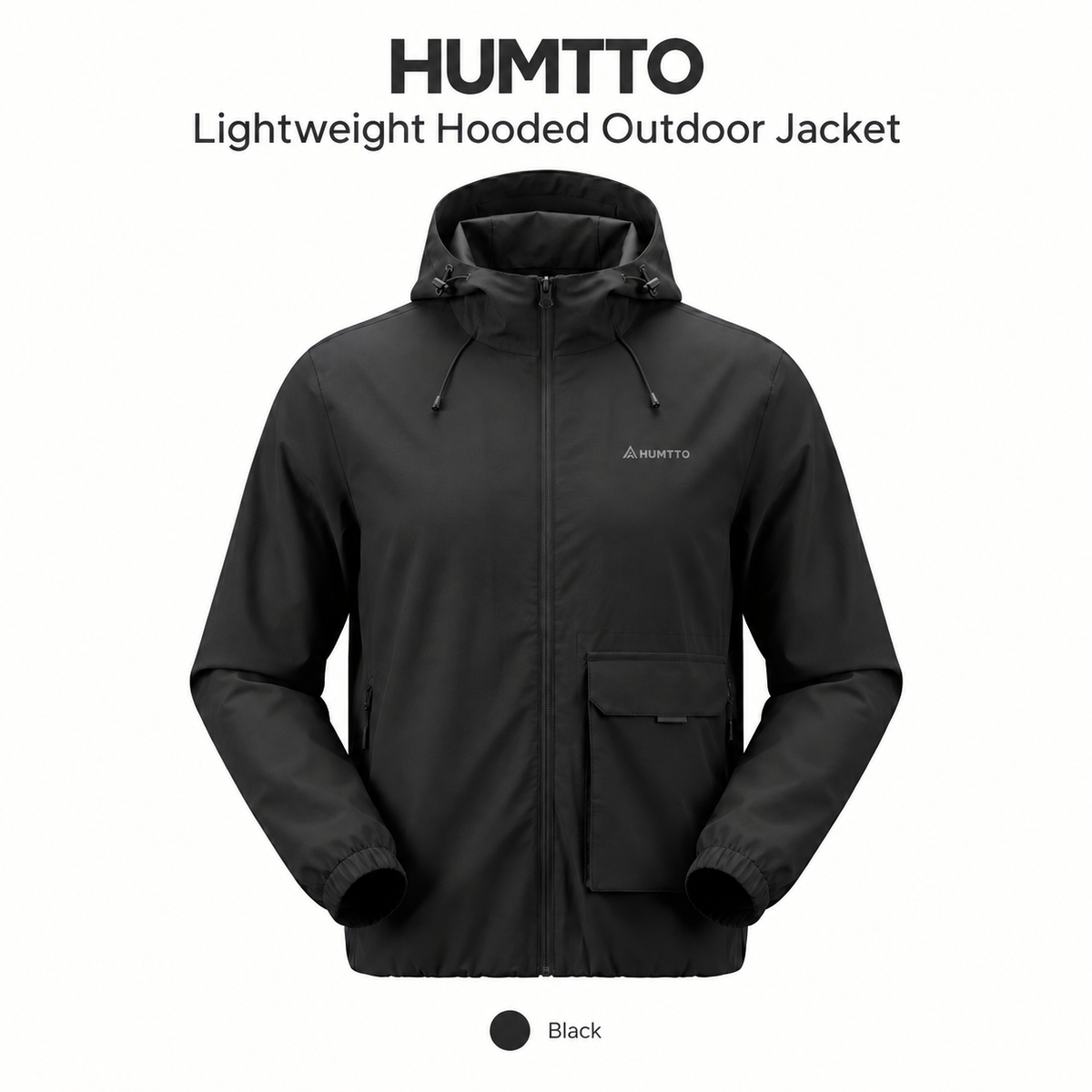 HUMTTO Men’s Lightweight Hooded Outdoor Jacket 39J763A