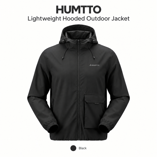 HUMTTO Men’s Lightweight Hooded Outdoor Jacket 39J763A