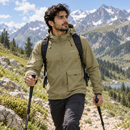 HUMTTO Men’s Lightweight Hooded Outdoor Jacket 39J763A