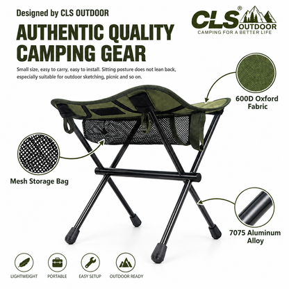 CLS Outdoor Field Trekker Folding Camping Stool