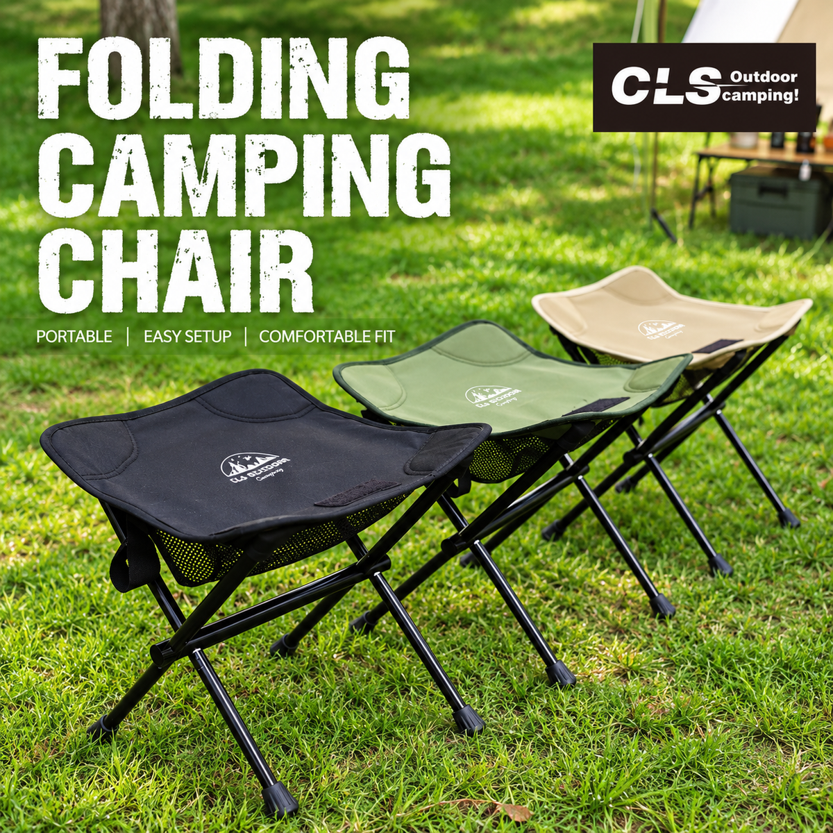 CLS Outdoor Field Trekker Folding Camping Stool