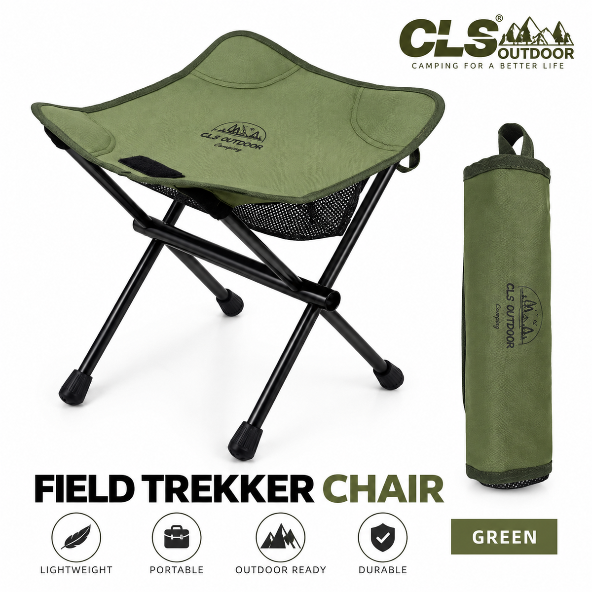 CLS Outdoor Field Trekker Folding Camping Stool