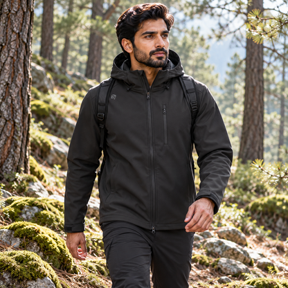 HUMTTO Men’s Professional Softshell Outdoor Jacket 39R961A