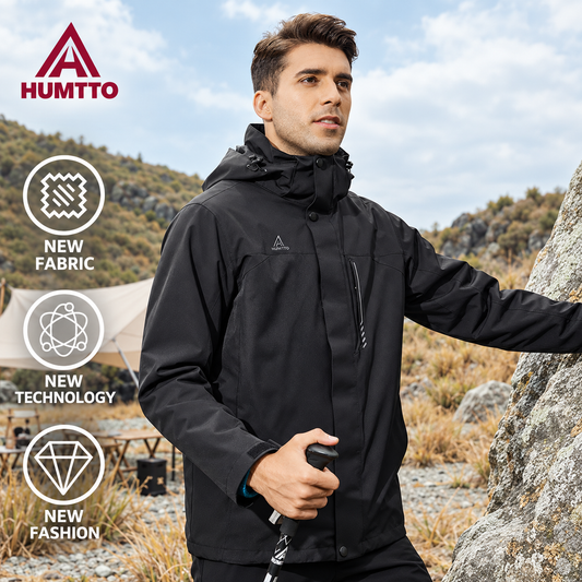 HUMTTO 3-in-1 Waterproof Windproof Outdoor Hardshell Jacket – 26C818