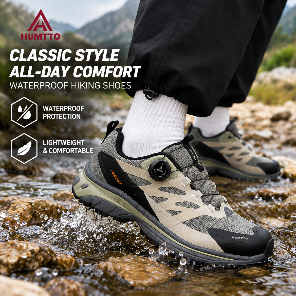 HUMTTO Waterproof Hiking Outdoor Shoes 860092A