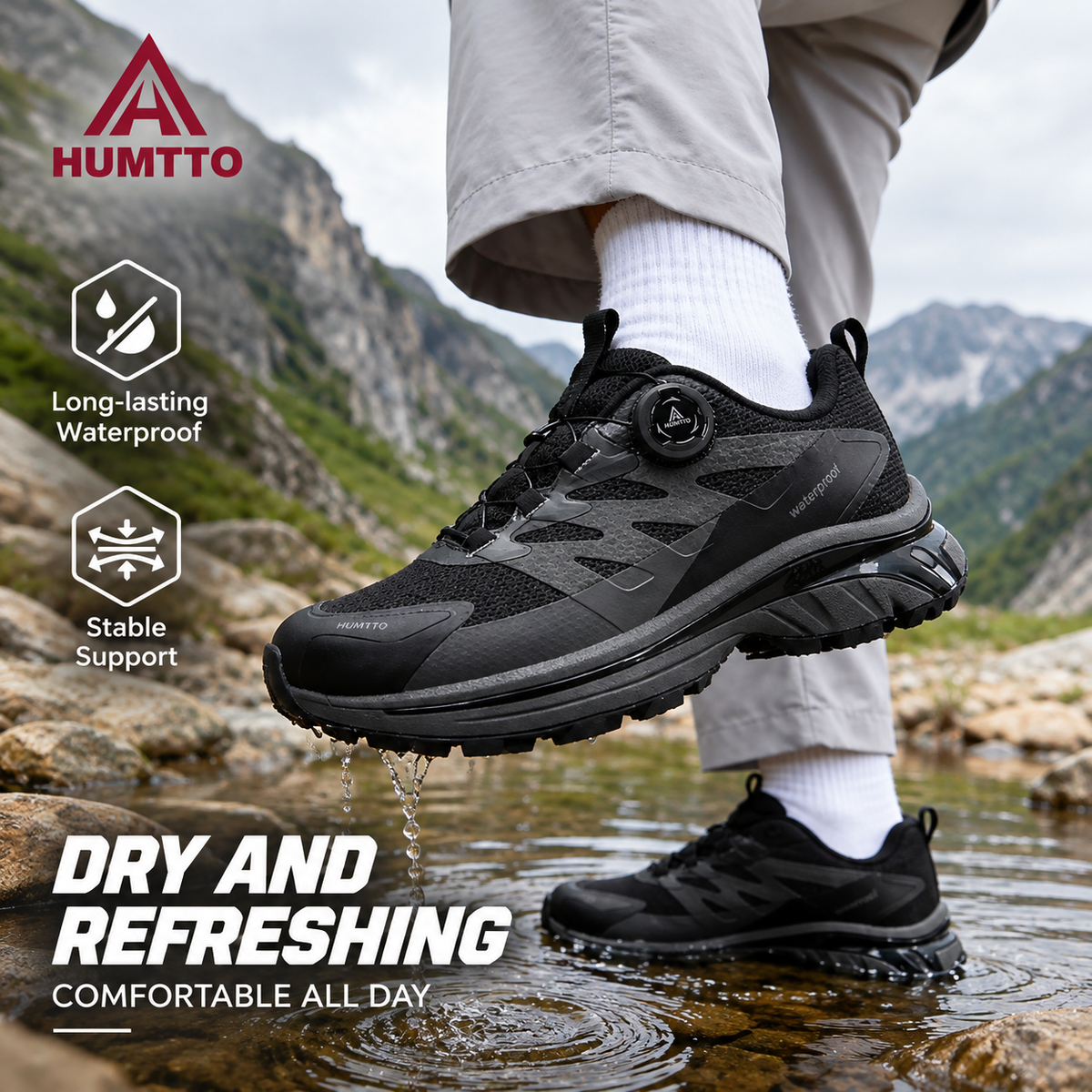 HUMTTO Waterproof Hiking Outdoor Shoes 860092A