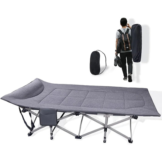 New Aluminum Alloy Beach Folding Camping Bed 300D Foaming