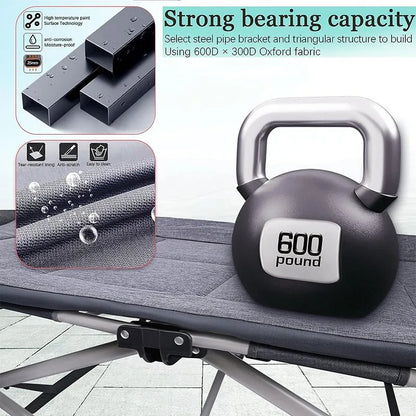 New Aluminum Alloy Beach Folding Camping Bed 300D Foaming
