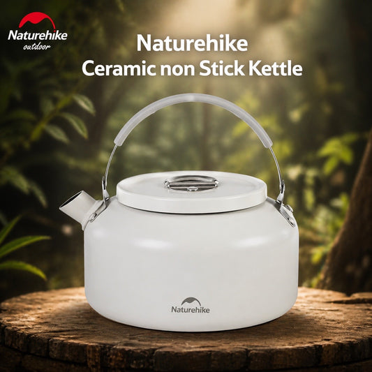 Naturehike Ultralight Ceramic Non-Stick Portable Camping Kettle 0.8L