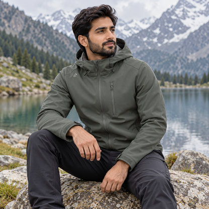 HUMTTO Men’s Professional Softshell Outdoor Jacket 39R961A