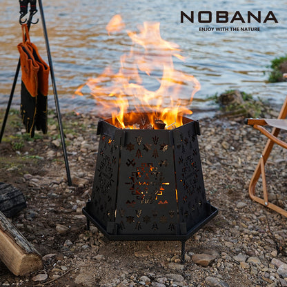 NOBANA Hexa Iron Fire Pit
