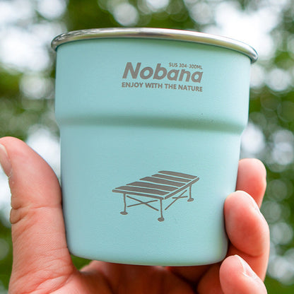 Nobana 6pcs 300ml Camping Cup Set