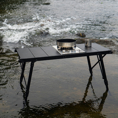 CLS Camping Outdoor IGT Folding Table With Stove or BBQ Grill