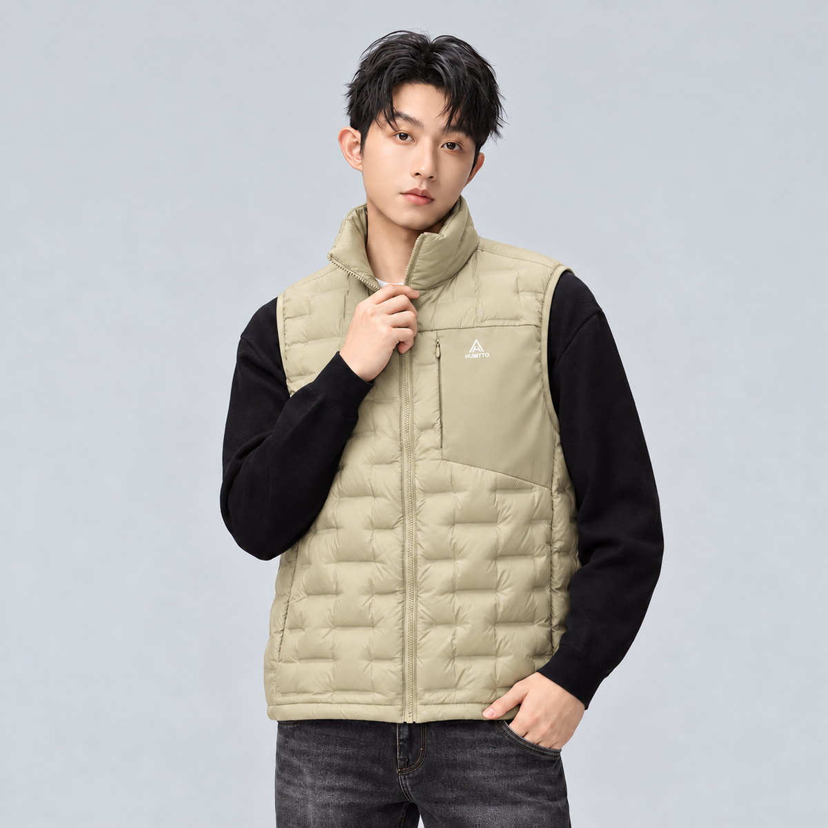 HUMTTO Men’s Lightweight Down Vest 39Y728A