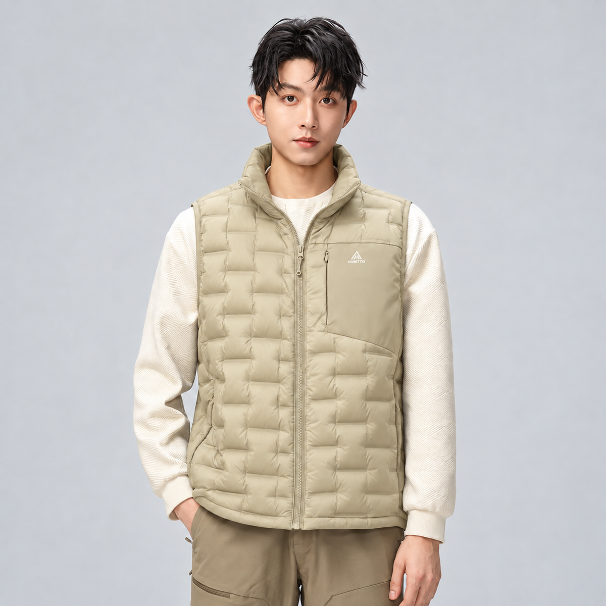 HUMTTO Men’s Lightweight Down Vest 39Y728A