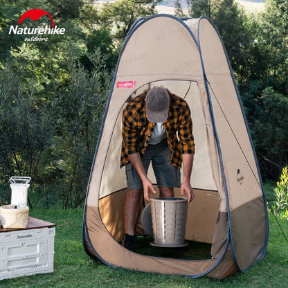 Naturehike Outdoor Mobile Folding Camping Toilet , Trash Bin Complete Kit