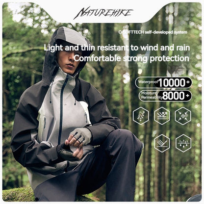Naturehike Outdoor Lightweight Hardshell Jacket Waterproof