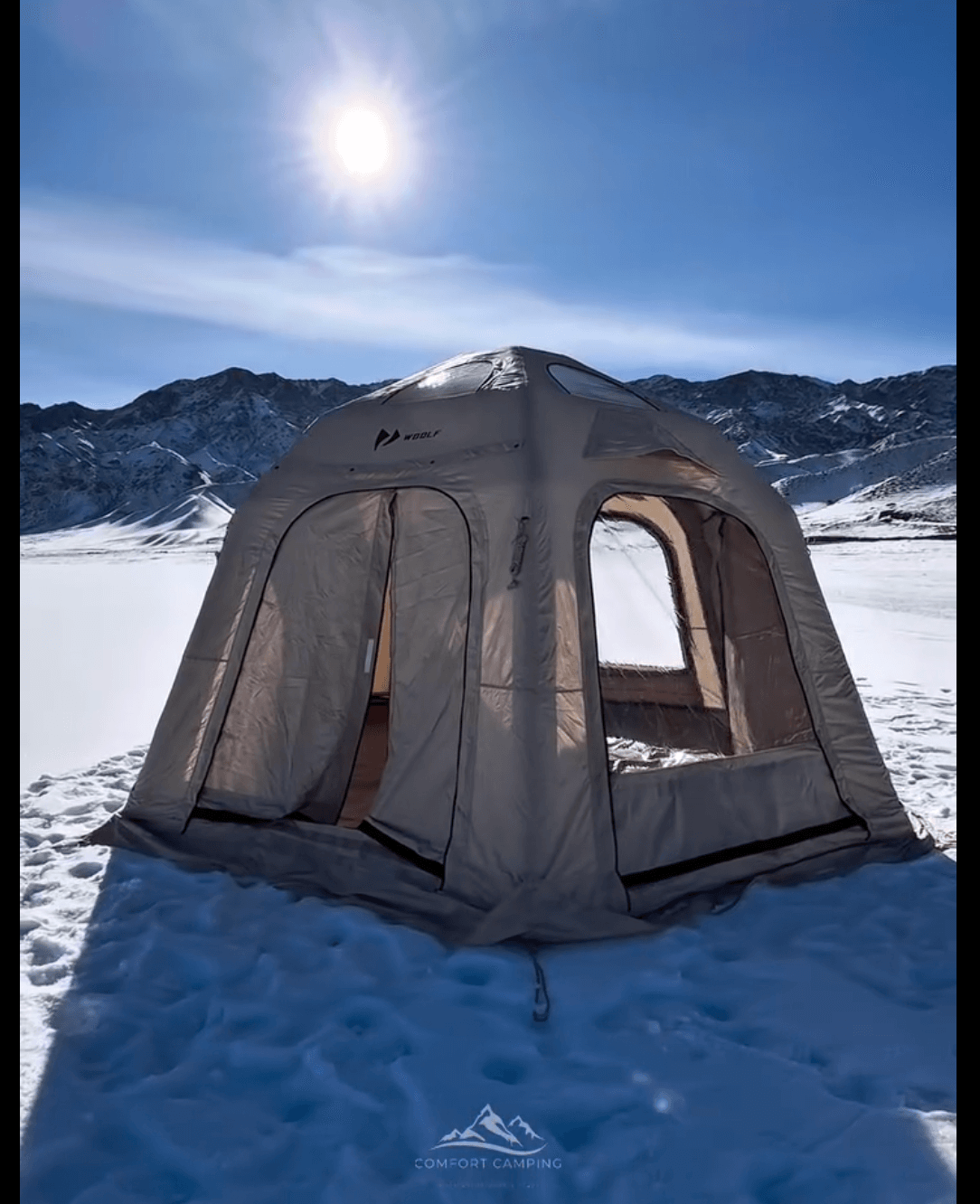 woolf tents WOOLF PLANET Luxury Inflatable Air Camping Tent (PAYMENT ADVANCE) – Naturehike Pakistan