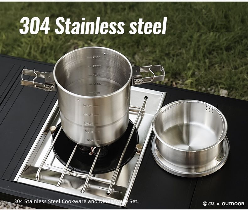 CLS NOBANA Outdoor Cookware 7PCS Camping Set