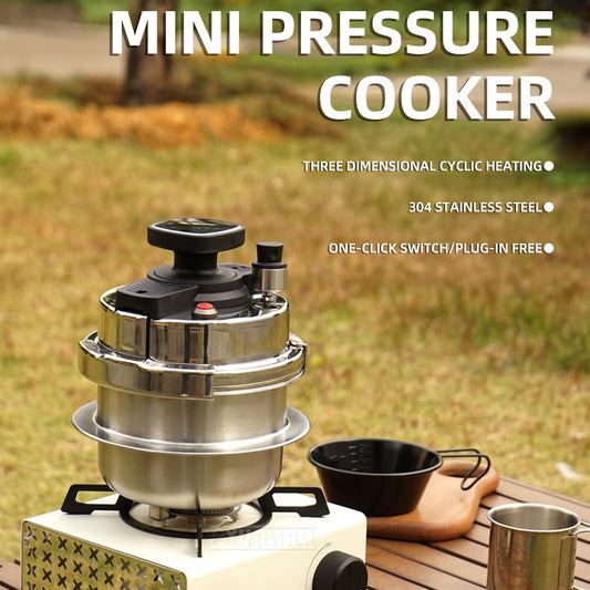 Mini  1.2L Camping Outdoor Portable Pressure Cooker