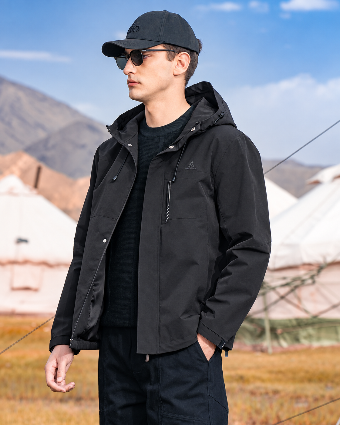 HUMTTO 3-in-1 Waterproof Windproof Outdoor Hardshell Jacket – 26C818