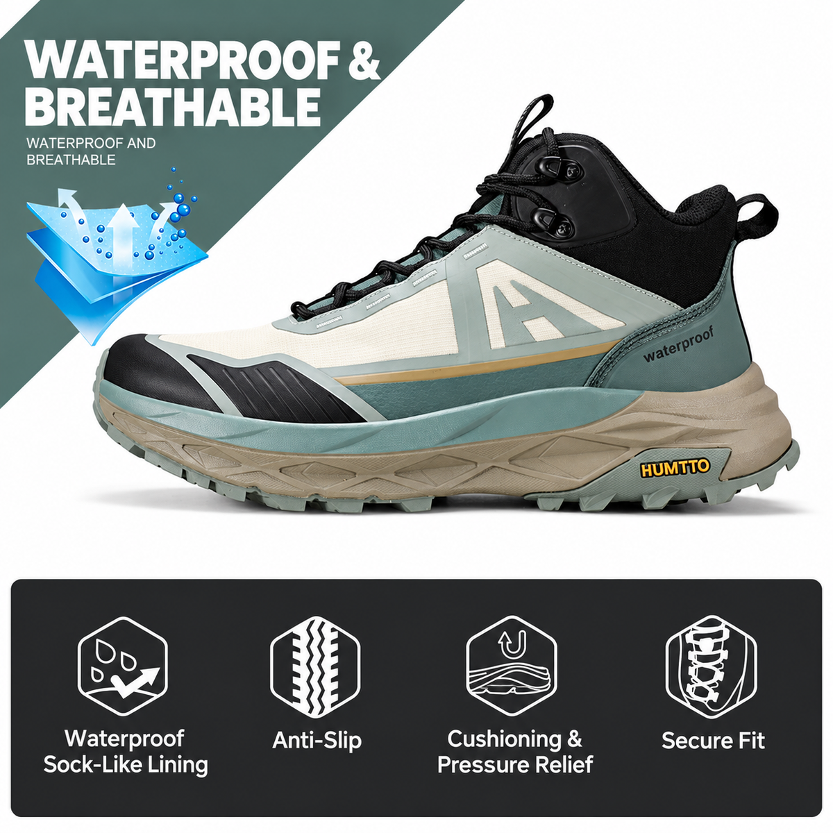 HUMTTO Professional Hiking Outdoor Boots 260954A