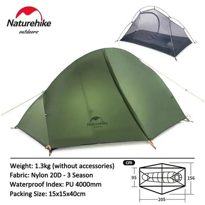 Naturehike Ultralight 1 Person Cycling Tent