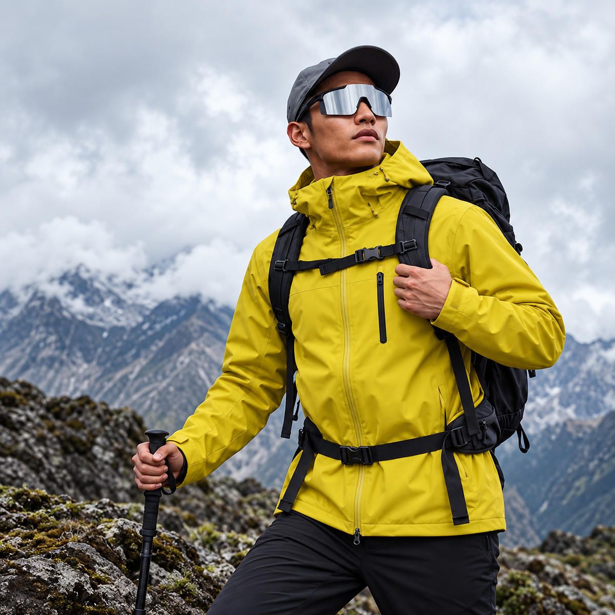 HUMTTO Men’s Professional Softshell Outdoor Jacket 39R961A