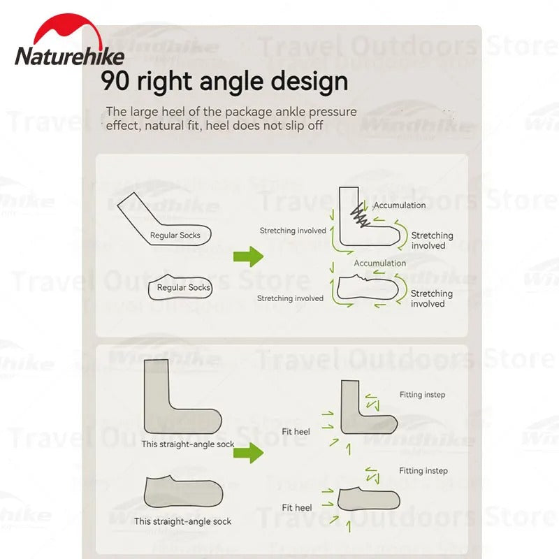 Naturehike Outdoor COOLMAX Quick Dry Socks