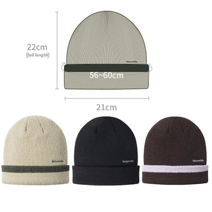 Naturehike Wide-Brimmed Wool Knitted Windproof Unisex Outdoor Winter Warm Cap