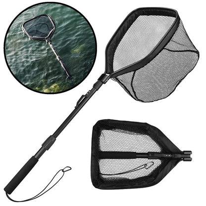 Telescopic Foldable Fishing Net Easy Catch & Release