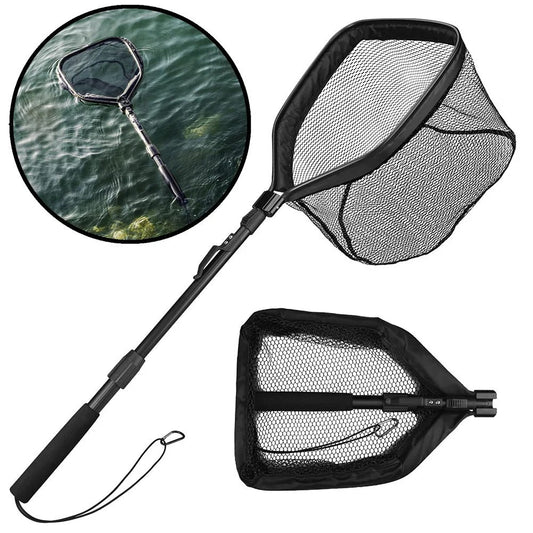 Telescopic Foldable Fishing Net Easy Catch & Release
