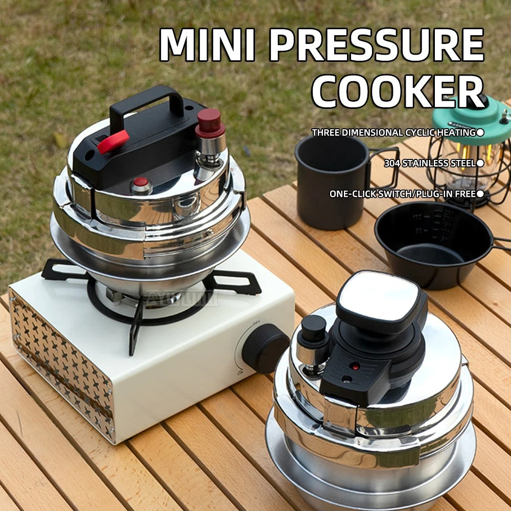 Mini  1.2L Camping Outdoor Portable Pressure Cooker