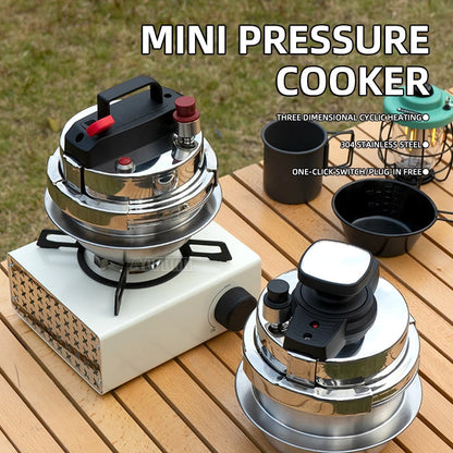 Mini  1.2L Camping Outdoor Portable Pressure Cooker