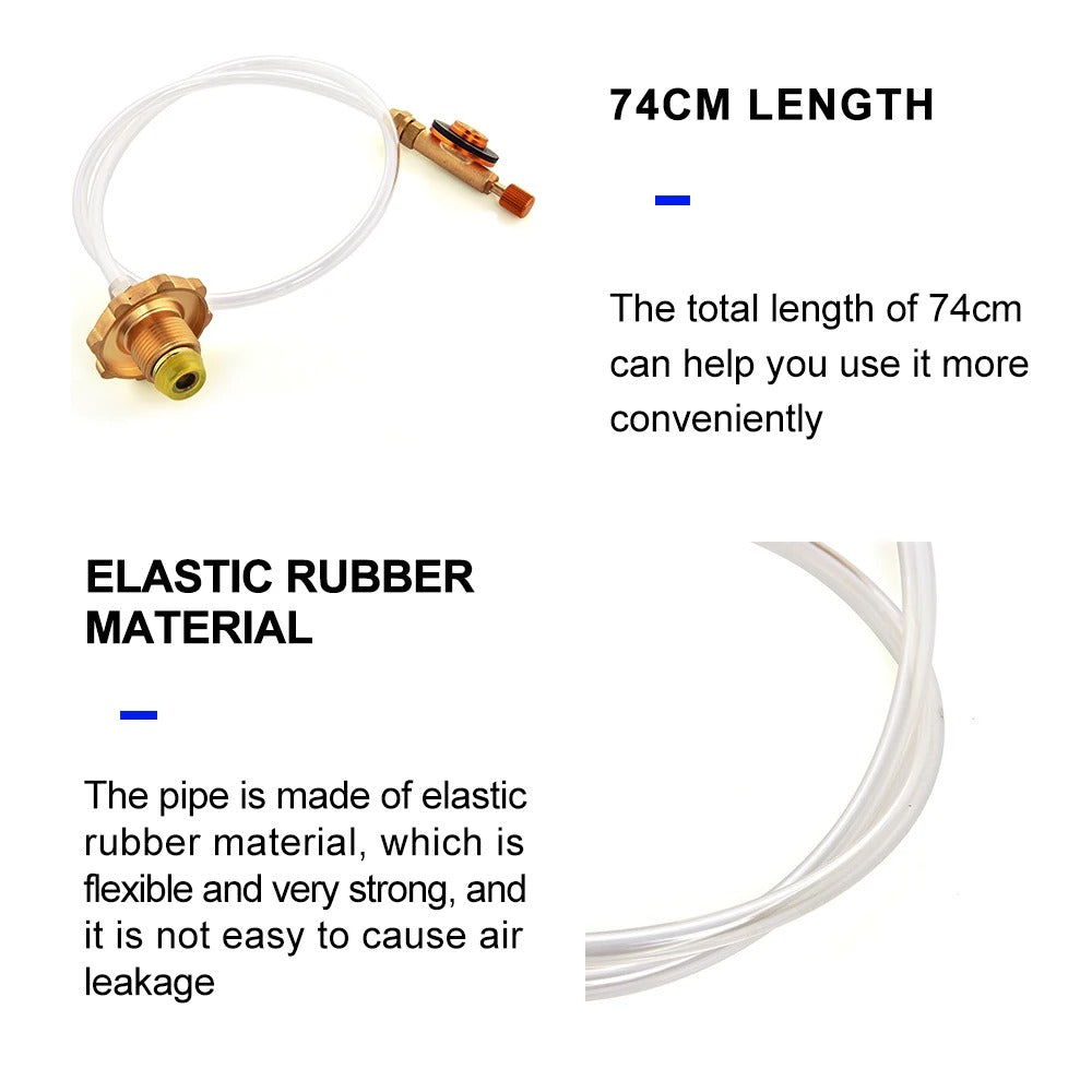 Widesea Brass Gas Tank Adapter Tube