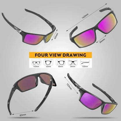 KAPVOE Sports Polarized Sunglasses K4