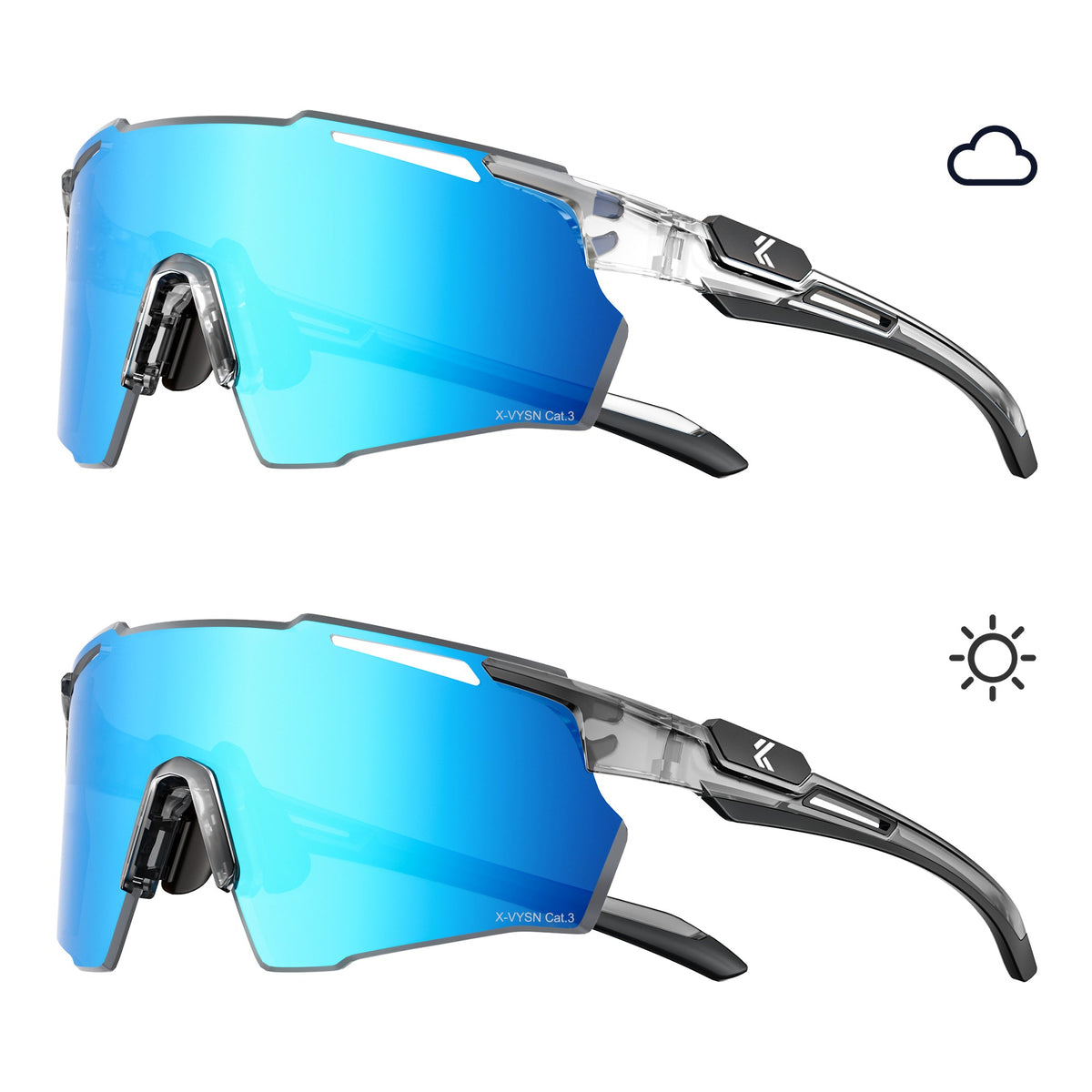 KAPVOE Hiking Outdoor Adventure Glasses K132