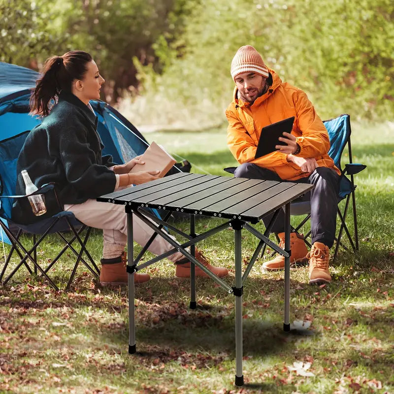 Folding Aluminum Outdoor Table Large