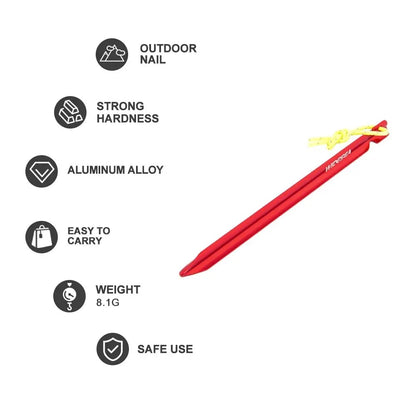 Widesea Camping 4pc/set Tent Pegs Stakes