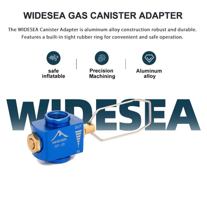 Widesea Outdoor Camping Gas Stove Tank Multi Adapter Converter
