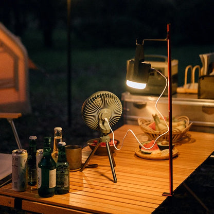Naturehike Multifunctional Rechargeable Camping Fan With Tripod