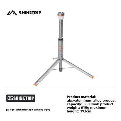 ShineTrip Telescopic 2 IN 1 Camping Light  Flashlight A591