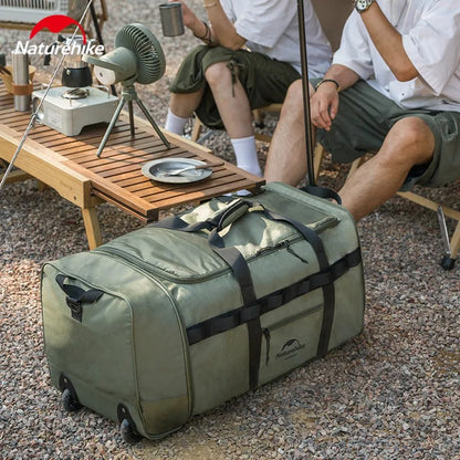 Naturehike 88L Camping Equipment Storage Bag with Wheels