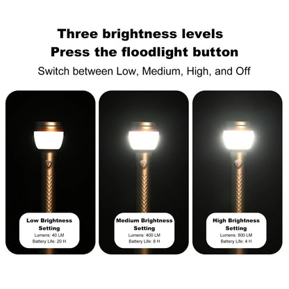 ShineTrip Telescopic 2 IN 1 Camping Light  Flashlight A591