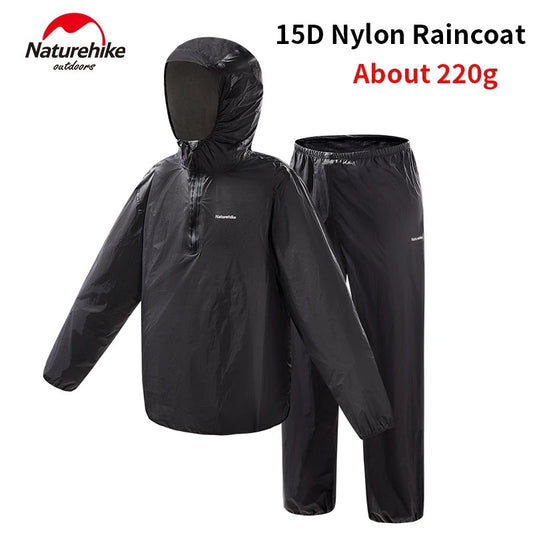 Naturehike Split Raincoat Set 220g Ultralight