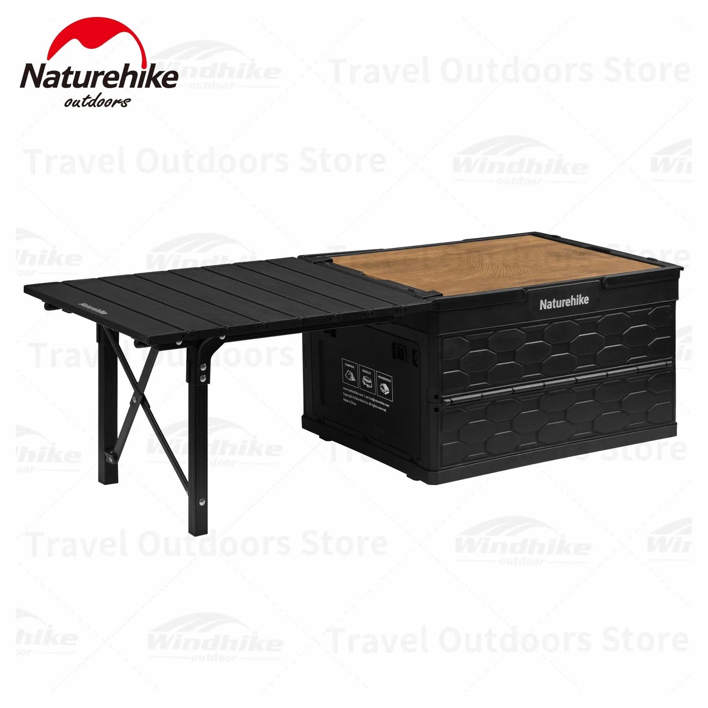 Naturehike Foldable Storage Box With Camping Table